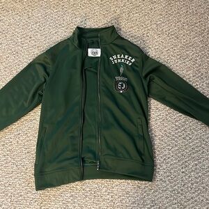 Sneaker junkies graphic long leave, zipper down